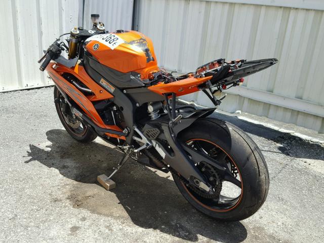 JYARJ16EX9A011023 - 2009 YAMAHA YZFR6 ORANGE photo 3