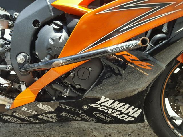 JYARJ16EX9A011023 - 2009 YAMAHA YZFR6 ORANGE photo 7