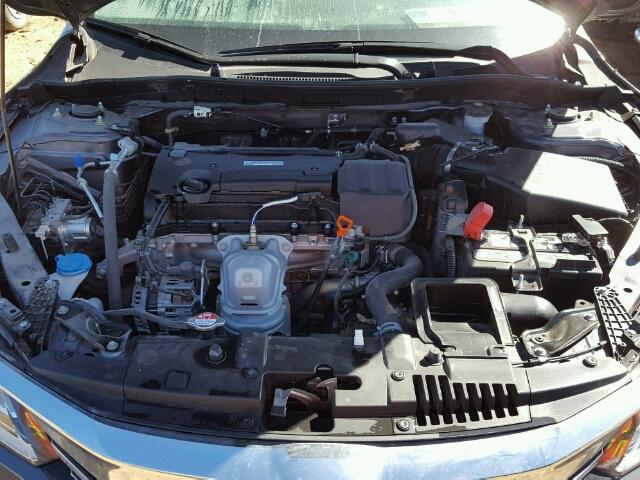 1HGCR2F37HA052569 - 2017 HONDA ACCORD LX GRAY photo 7