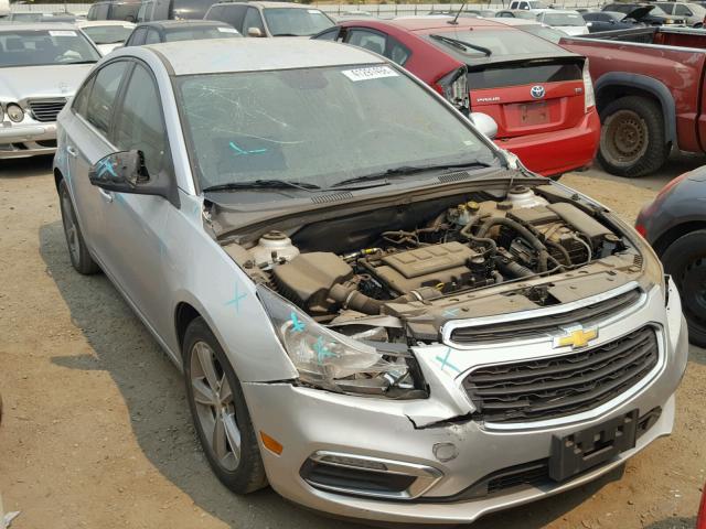 1G1PE5SB5F7255084 - 2015 CHEVROLET CRUZE LT SILVER photo 1