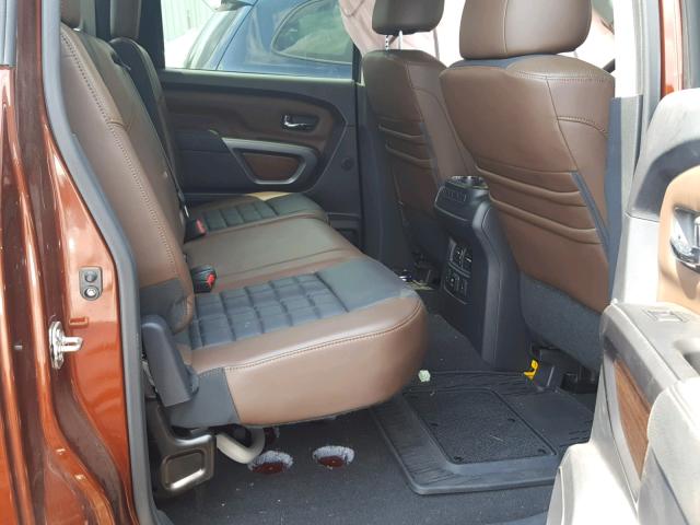 1N6AA1E58HN501886 - 2017 NISSAN TITAN SV BROWN photo 6