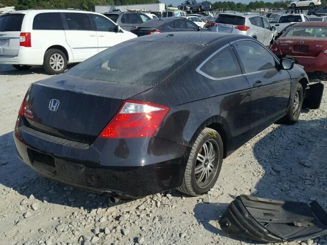 1HGCS12868A023113 - 2008 HONDA ACCORD BLACK photo 4