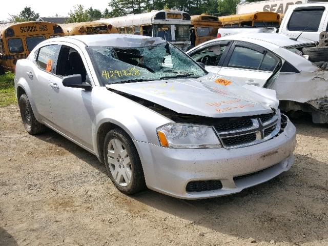 1B3BD4FB3BN541659 - 2011 DODGE AVENGER EX SILVER photo 1