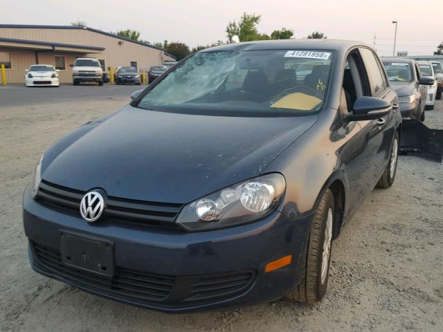 WVWDB7AJ2BW226570 - 2011 VOLKSWAGEN GOLF BLUE photo 2
