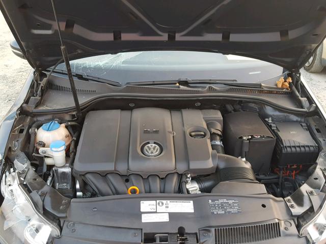 WVWDB7AJ2BW226570 - 2011 VOLKSWAGEN GOLF BLUE photo 7