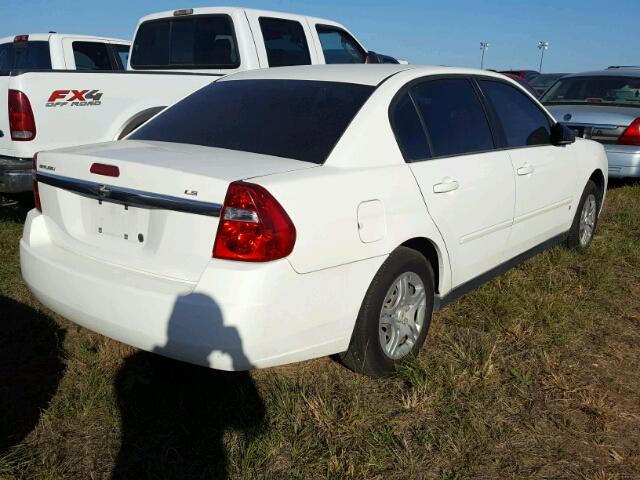 1G1ZS58FX7F309238 - 2007 CHEVROLET MALIBU თეთრი ფოტო 4