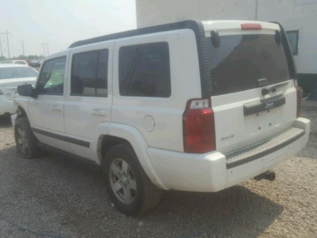 1J8HG48K37C601223 - 2007 JEEP COMMANDER WHITE photo 3