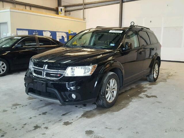 3C4PDCBG1FT552004 - 2015 DODGE JOURNEY BLACK photo 2