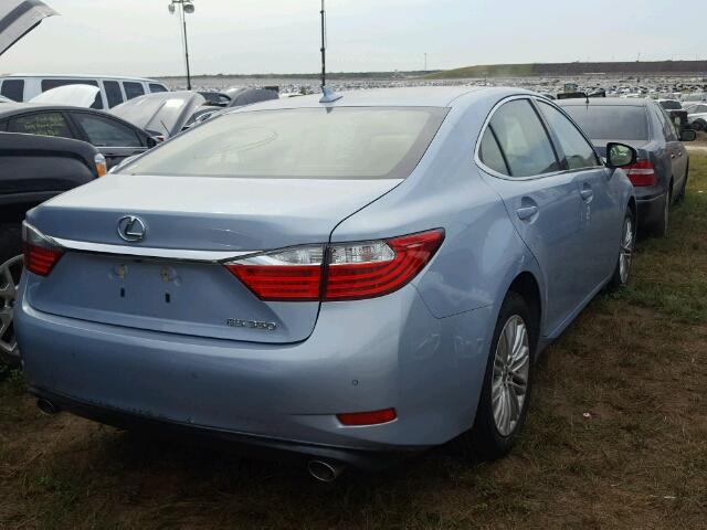 JTHBK1GG2D2029522 - 2013 LEXUS ES 350 BLUE photo 4