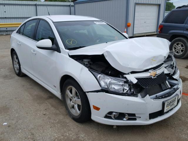 1G1PC5SB5E7345985 - 2014 CHEVROLET CRUZE LT WHITE photo 1