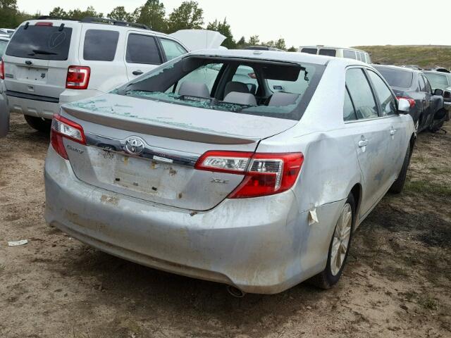 4T1BF1FK3DU689211 - 2013 TOYOTA CAMRY SILVER photo 4