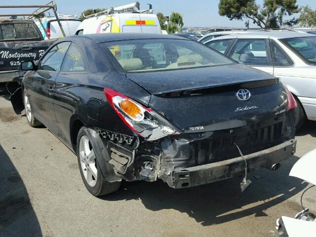 4T1CA30P66U070043 - 2006 TOYOTA CAMRY SOLA BLACK photo 3