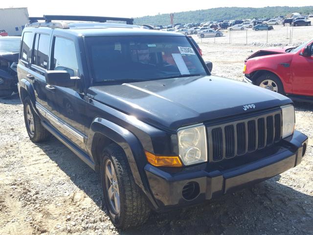 1J8HH48K36C254133 - 2006 JEEP COMMANDER BLACK photo 1