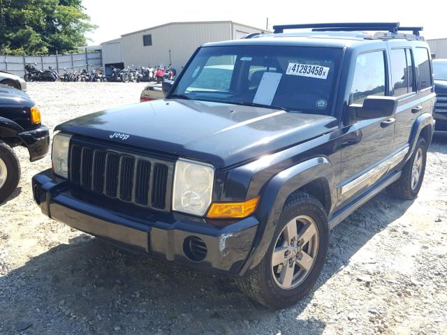 1J8HH48K36C254133 - 2006 JEEP COMMANDER BLACK photo 2