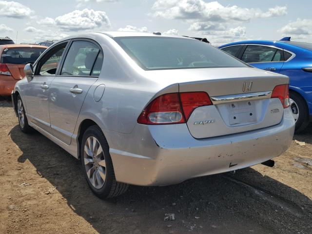 19XFA1F91AE034170 - 2010 HONDA CIVIC EXL 银色 照片 3