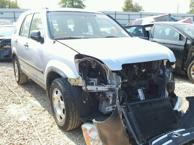 JHLRD68586C010185 - 2006 HONDA CR-V SILVER photo 1