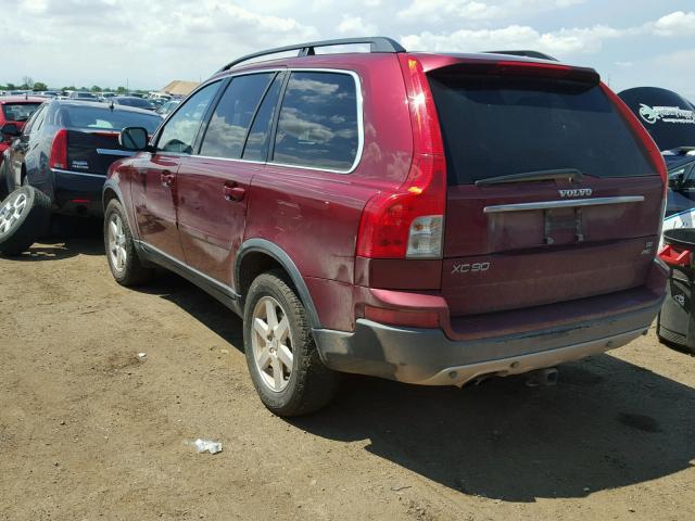 YV4CZ982271385916 - 2007 VOLVO XC90 3.2 MAROON photo 3