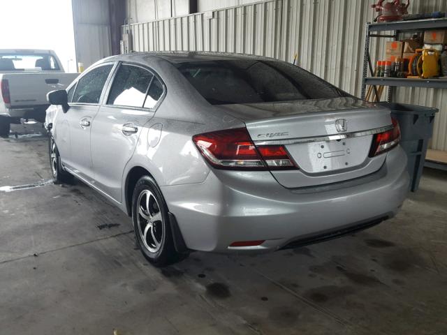 2HGFB2F72FH527676 - 2015 HONDA CIVIC SE SILVER photo 3