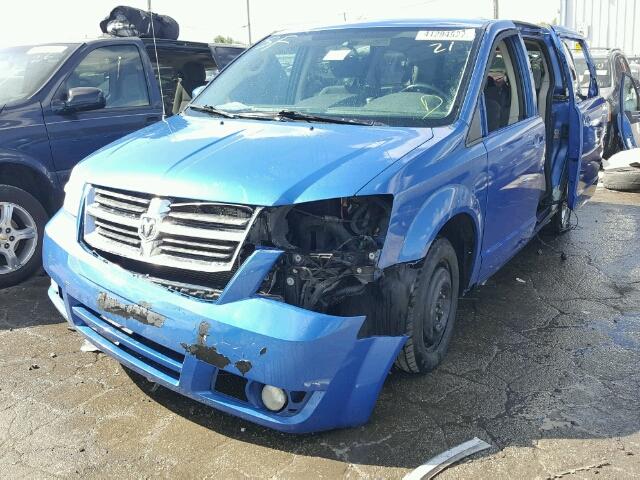 2D8HN54P98R825000 - 2008 DODGE GRAND CARA BLUE photo 2