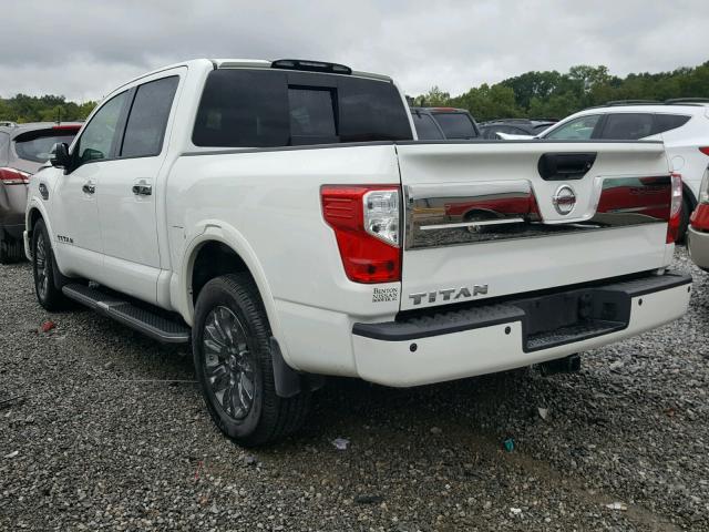 1N6AA1E66HN537164 - 2017 NISSAN TITAN SV WHITE photo 3