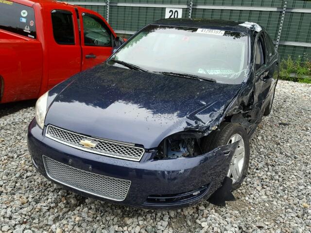 2G1WG5E34C1245858 - 2012 CHEVROLET IMPALA BLACK photo 2