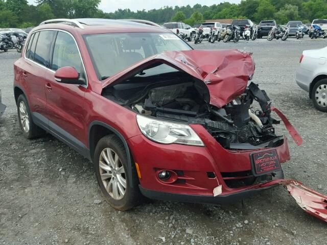 WVGBV75N99W515284 - 2009 VOLKSWAGEN TIGUAN SE RED photo 1