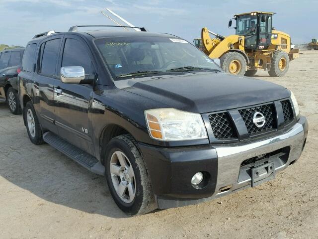 5N1AA08A46N737451 - 2006 NISSAN ARMADA SE BLACK photo 1