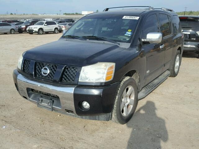 5N1AA08A46N737451 - 2006 NISSAN ARMADA SE BLACK photo 2