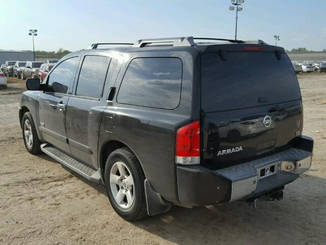 5N1AA08A46N737451 - 2006 NISSAN ARMADA SE BLACK photo 3