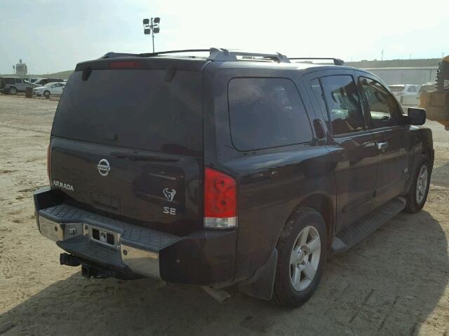 5N1AA08A46N737451 - 2006 NISSAN ARMADA SE BLACK photo 4