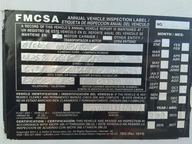 1UYVS25398P479313 - 2008 UTILITY TRAILER WHITE photo 10