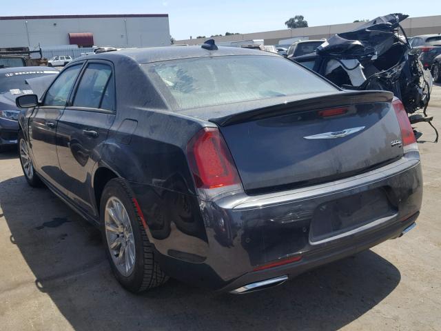 2C3CCABG0JH261568 - 2018 CHRYSLER 300 S BLACK photo 3