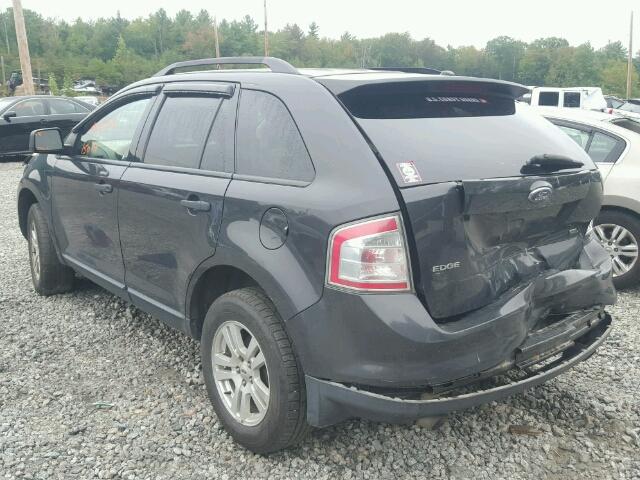 2FMDK46C57BB18991 - 2007 FORD EDGE BLACK photo 3