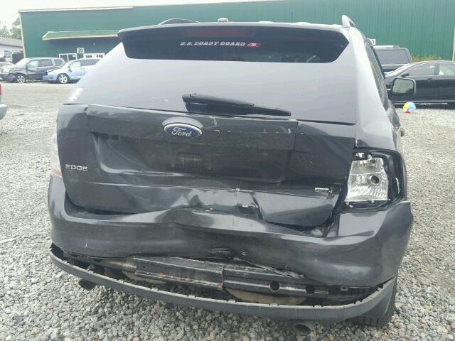 2FMDK46C57BB18991 - 2007 FORD EDGE BLACK photo 9