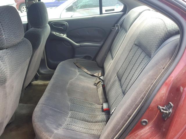 1G2NF52T61M680610 - 2001 PONTIAC GRAND AM S Tünd qırmızı foto 6