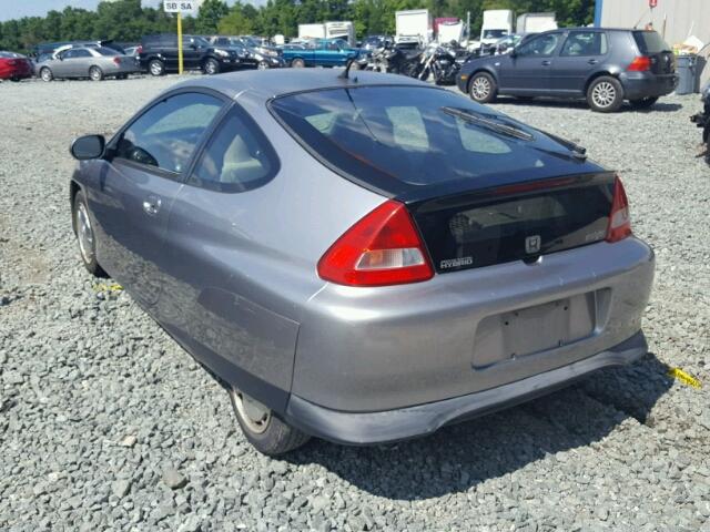 JHMZE13766S000510 - 2006 HONDA INSIGHT SILVER photo 3