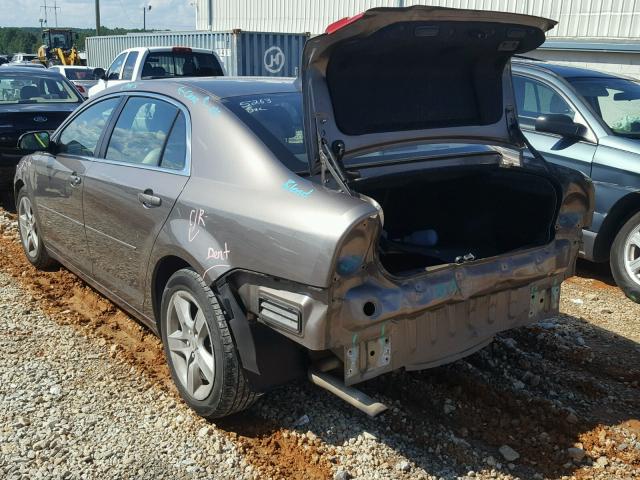 1G1ZB5E08CF320362 - 2012 CHEVROLET MALIBU LS Qəhvəyi foto 3