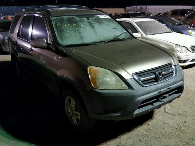 JHLRD78874C006660 - 2004 HONDA CR-V BROWN photo 1