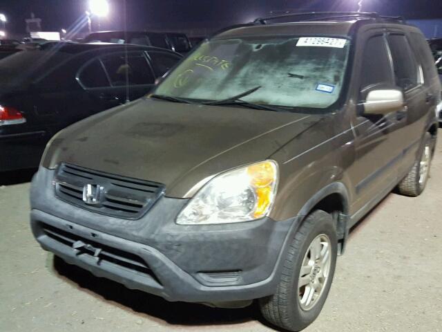 JHLRD78874C006660 - 2004 HONDA CR-V BROWN photo 2