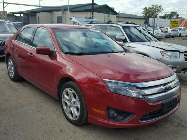 3FAHP0HG5AR108542 - 2010 FORD FUSION RED photo 1