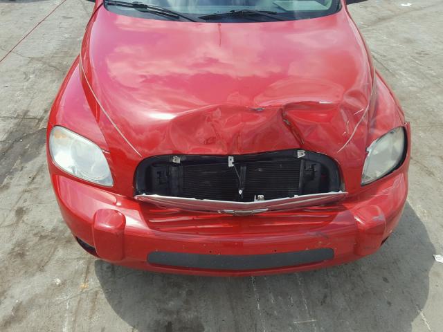 3GNCA13B49S504755 - 2009 CHEVROLET HHR LS Rojo foto 7