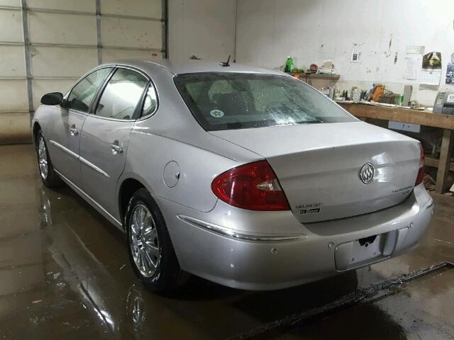 2G4WD582881134820 - 2008 BUICK LACROSSE SILVER photo 3