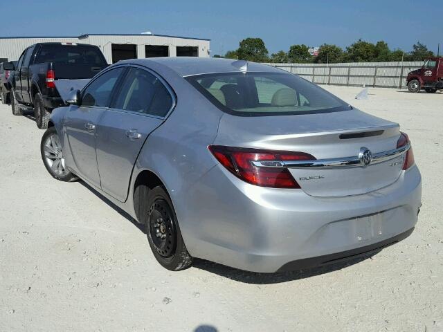 2G4GV5EK0F9159795 - 2015 BUICK REGAL GRAY photo 3