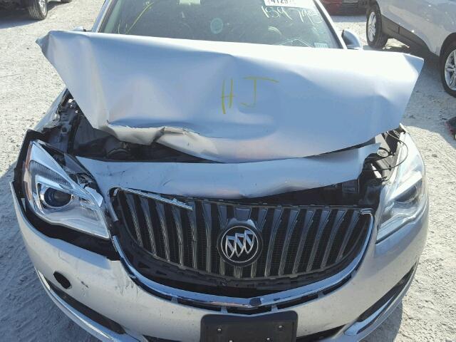 2G4GV5EK0F9159795 - 2015 BUICK REGAL GRAY photo 7