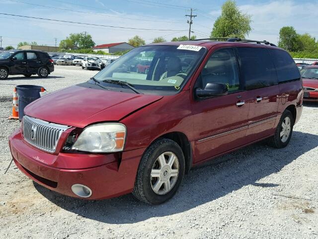 2MRDA22295BJ01436 - 2005 MERCURY MONTEREY L MAROON photo 2