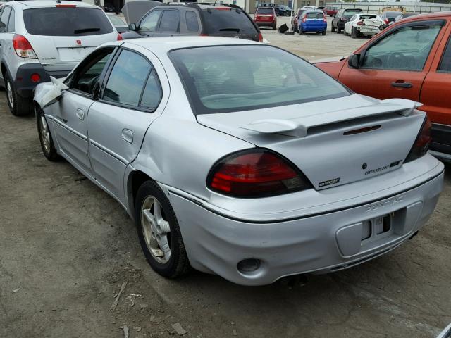 1G2NW52E41C168738 - 2001 PONTIAC GRAND AM SILVER photo 3