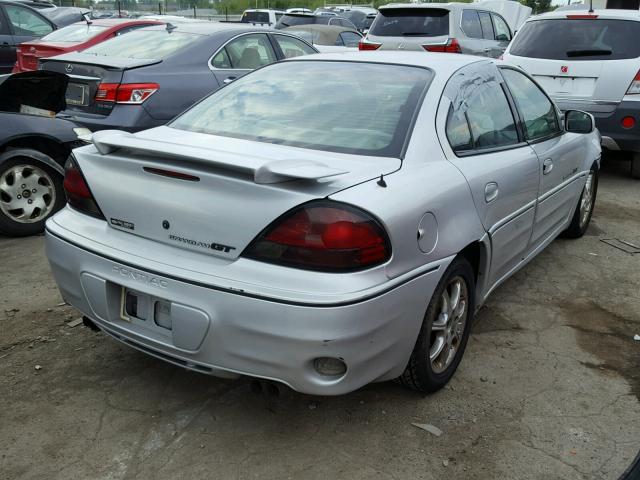 1G2NW52E41C168738 - 2001 PONTIAC GRAND AM SILVER photo 4