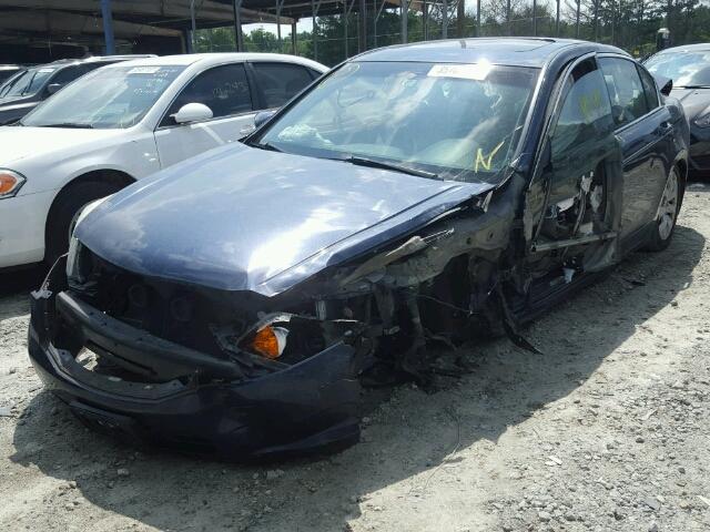 1HGCP26859A141043 - 2009 HONDA ACCORD EXL BLUE photo 2