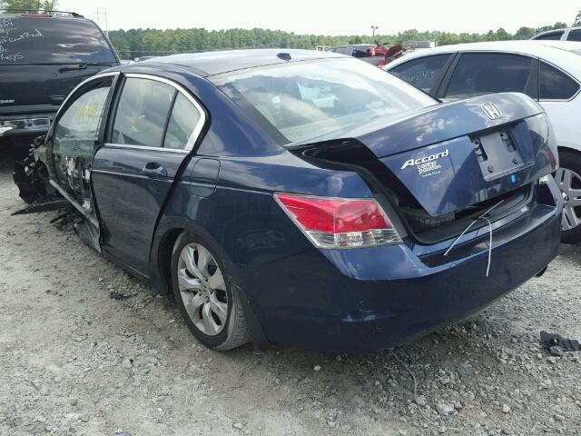 1HGCP26859A141043 - 2009 HONDA ACCORD EXL BLUE photo 3