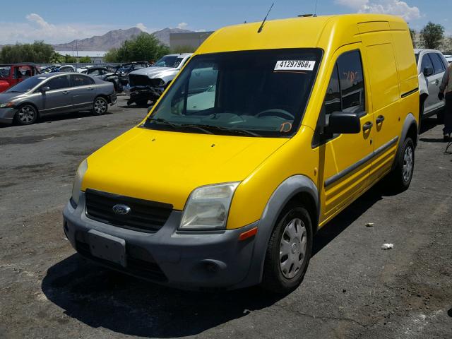 NM0LS7AN2AT018166 - 2010 FORD TRANSIT CO YELLOW photo 2